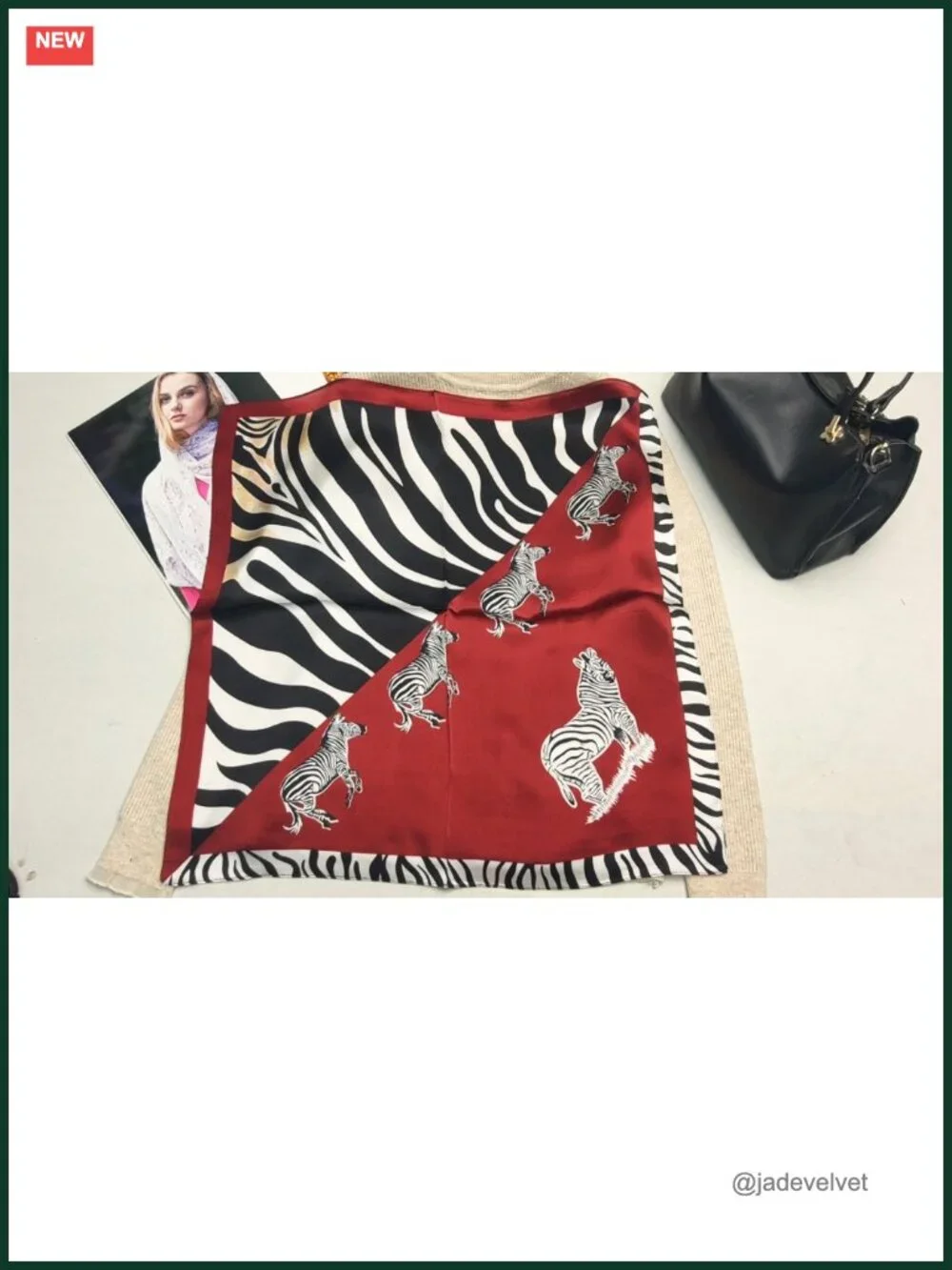 100% Mulberry Silk Neck Scarf 21